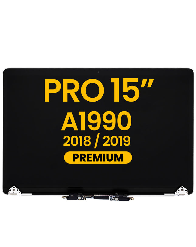For MacBook Pro 15-inch 2018-2019 A1990 / LCD with Front Cover / silver (Premium OEM)(SKU:1566841)