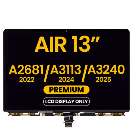 For MacBook Air 13-inch 2025 M4 A3240 / only LCD Panel / universal color (SKU:M10002)