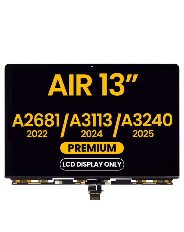 For MacBook Air 13-inch 2025 M4 A3240 / only LCD Panel / universal color (SKU:M10002)
