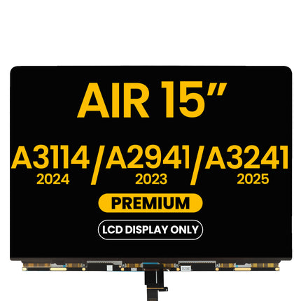 For MacBook Air 15-inch 2025 M4 A3241 / only LCD Panel / universal color (SKU:M10003)
