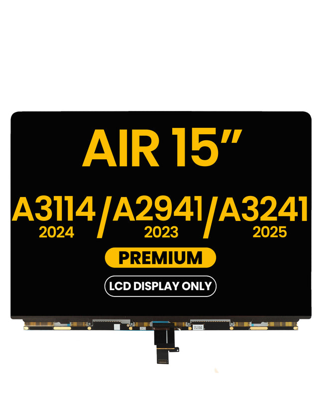 For MacBook Air 15-inch 2025 M4 A3241 / only LCD Panel / universal color (SKU:M10003)