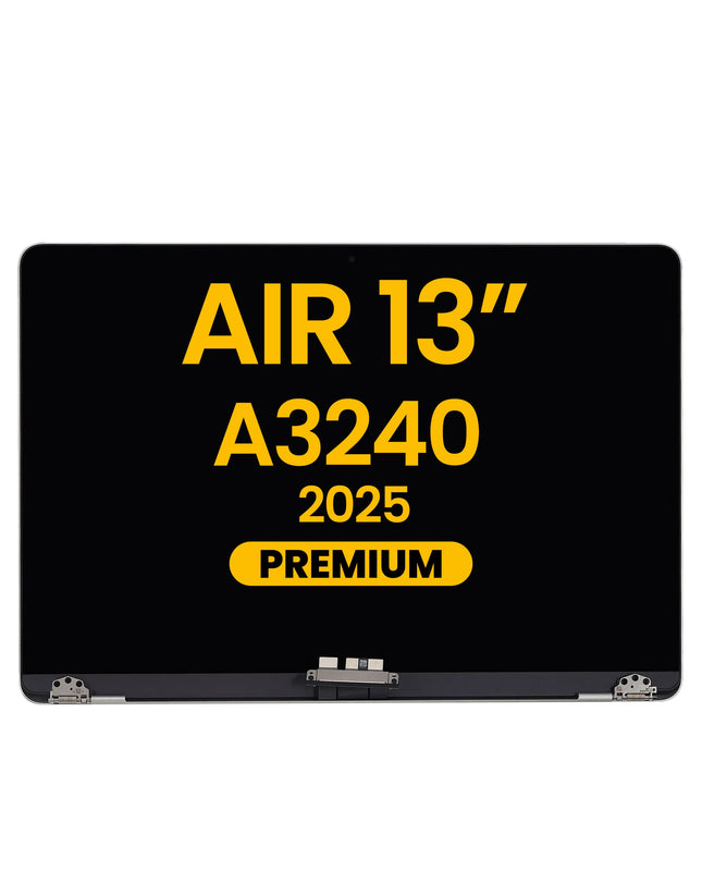 For MacBook Air 13-inch 2025 M4 A3240 / LCD with Front Cover / silver (Premium OEM)(SKU:1578527)