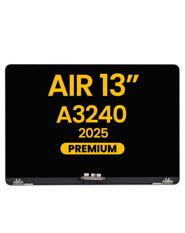 For MacBook Air 13-inch 2025 M4 A3240 / LCD with Front Cover / silver (Premium OEM)(SKU:1578518)