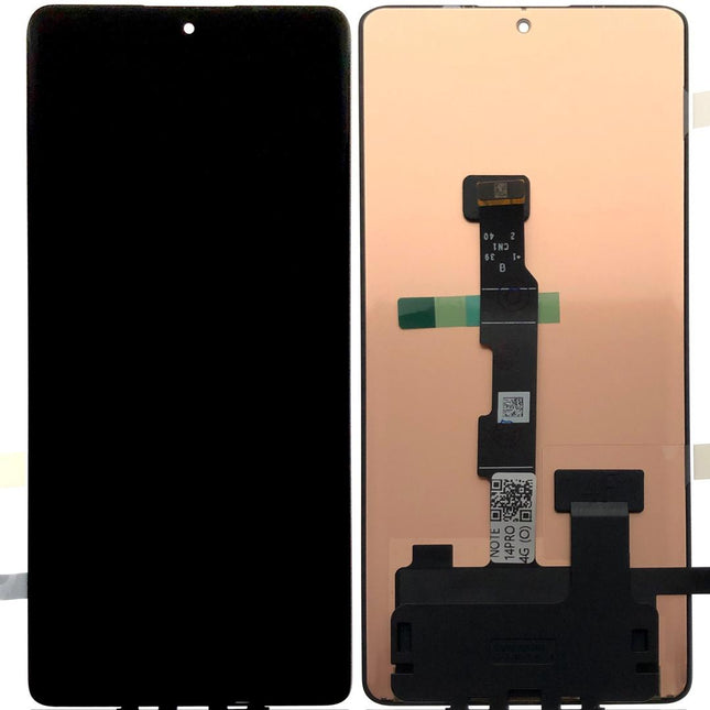 For Xiaomi Redmi Note 14 Pro 4G LCD assembly Black (SKU:1565768)