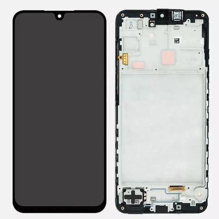 For Samsung Galaxy A16 5G OLED assembly with frame / US Version Black (Aftermarket Plus) (SKU:1563751)