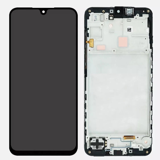 For Samsung Galaxy A16 5G OLED assembly with frame / US Version Black (Aftermarket Plus) (SKU:1563751)