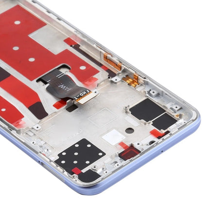 For Huawei Nova 7 SE LCD assembly with Frame Silver (SKU:1565562)