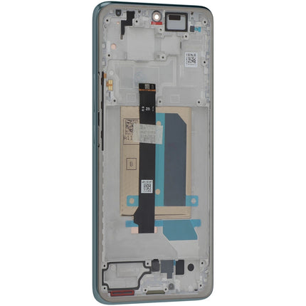 For Xiaomi Redmi Note 14 Pro+ 5G OLED assembly with Frame Blue (Premium OEM) (SKU:1564897)