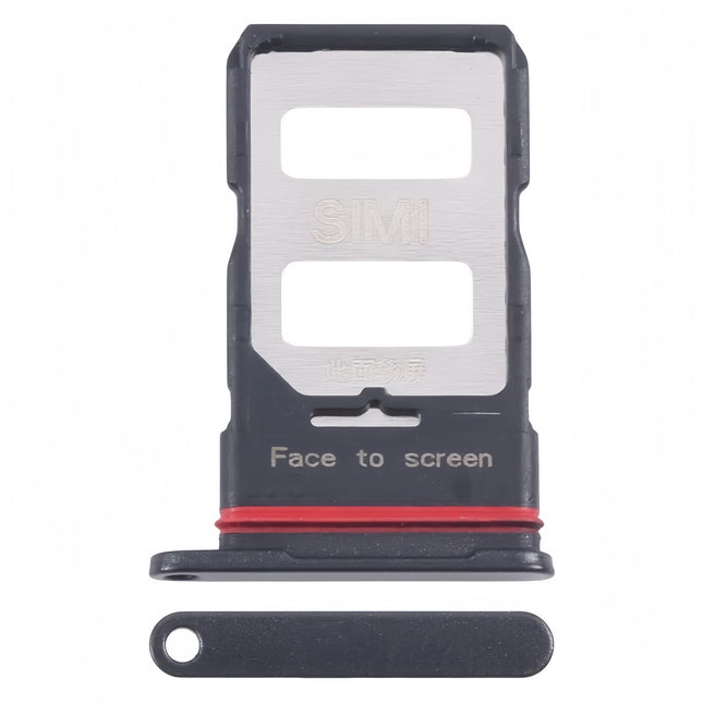 For Xiaomi Poco X6 pro Sim Card Holder Black (SKU:1565666)