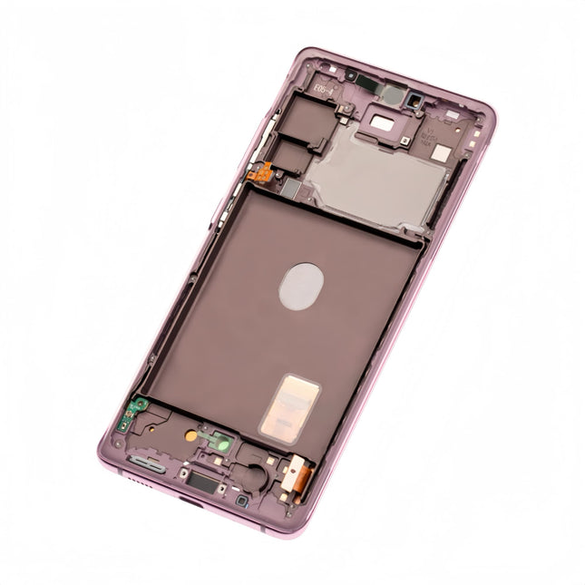 For Samsung Galaxy S20 FE LCD Frame Pink (Refurbished) (SKU:1563661)