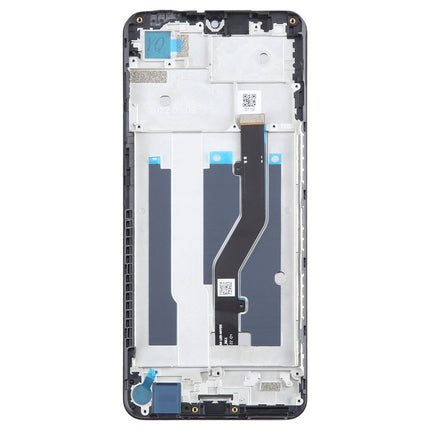 For ZTE Blade V40 Vita LCD assembly with Frame Black (SKU:1564976)