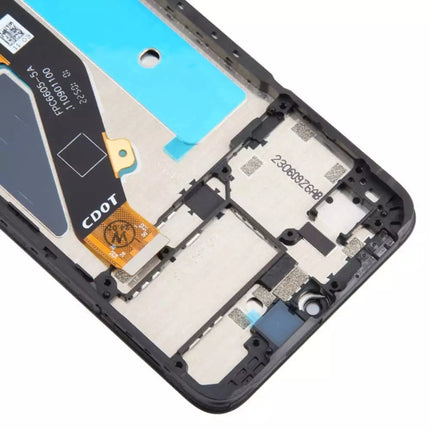 For Tecno Spark Go 2023 LCD assembly with frame Black (Refurbished) (SKU:1564163)