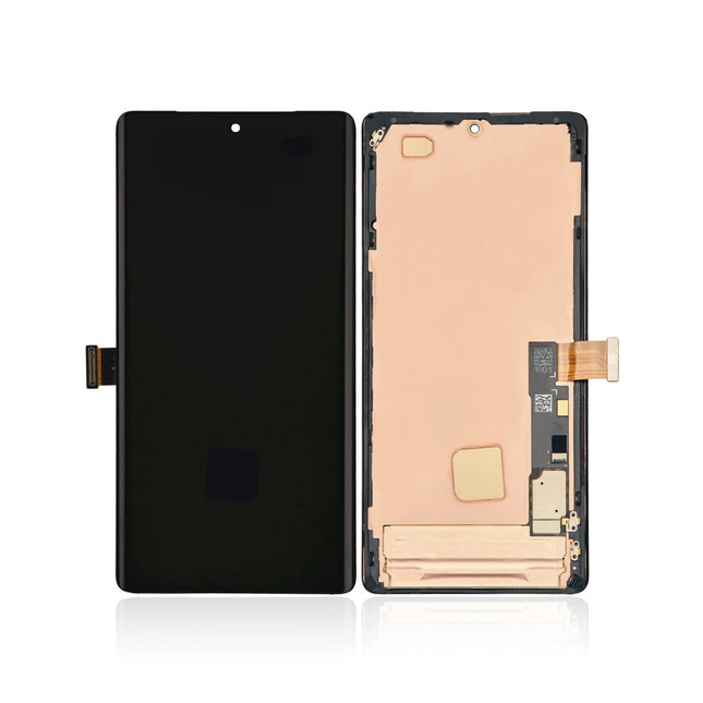 For Google Pixel 7 / OLED Assembly With frame / black  (Aftermarket Plus)(SKU:1556890)