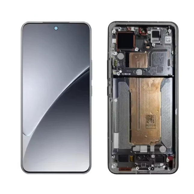 For Xiaomi 15 Pro 5G OLED assembly with frame Black (Premium OEM) (SKU:1563703)