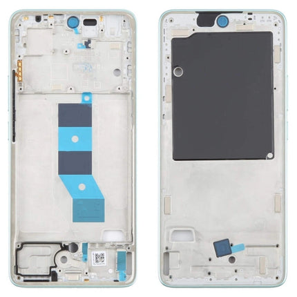 For Xiaomi Redmi Note 14 5G OLED assembly with Frame Green (Aftermarket Plus) (SKU:1564889)