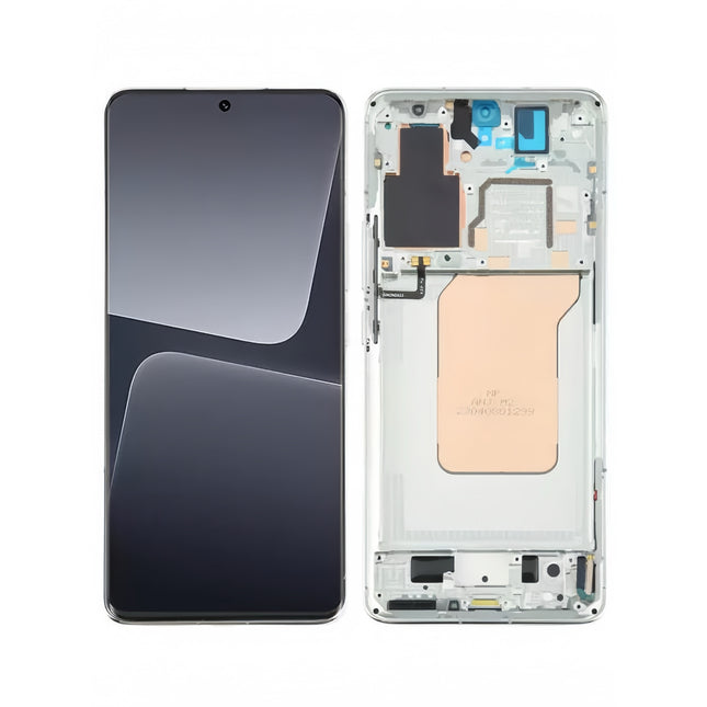 For Xiaomi Mi 13 Pro 5G LCD assembly TFT With Frame Silver Aftermarket (SKU:1563015)