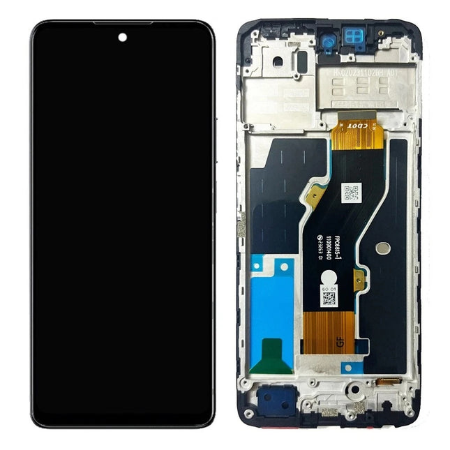 For Tecno Spark GO 2024 LCD assembly with frame Black (Refurbished) (SKU:1564164)