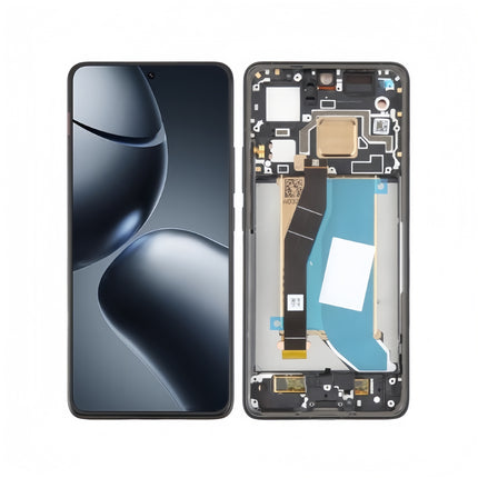 For Xiaomi 14T Pro / OLED assembly With Frame / Black (Premium OEM)(SKU:1561469)