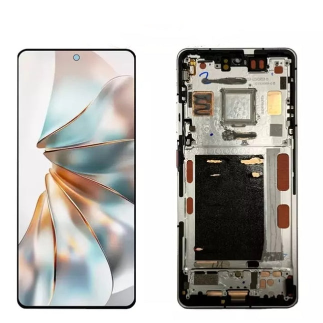 For ZTE Nubia Z60S Pro OLED assembly with frame Black (Premium OEM) (SKU:1563898)