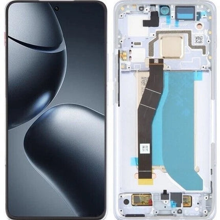 For Xiaomi 14T Pro OLED assembly with frame Blue (Premium OEM) (SKU:1563656)