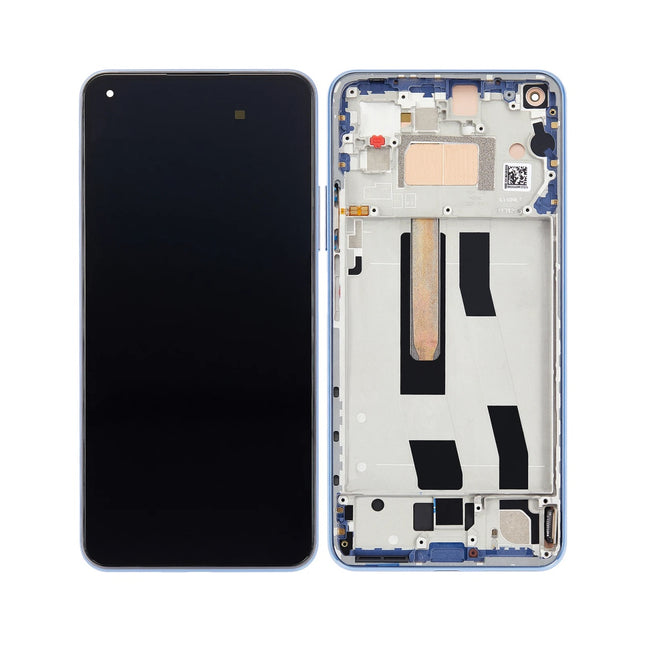 For Xiaomi Mi 11 Lite LCD assembly TFT With Frame Blue Aftermarket (SKU:1563061)