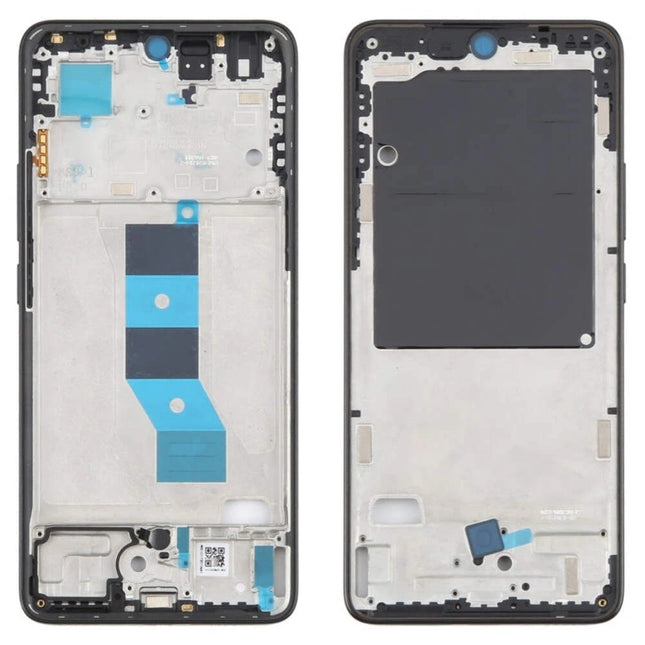 For Xiaomi Redmi Note 14 5G OLED assembly with Frame Black (Aftermarket Plus) (SKU:1564888)