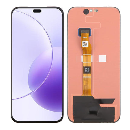 For Honor 400 Lite 5G / Honor X70i OLED Assembly Black (Aftermarket)(SKU:1577527)