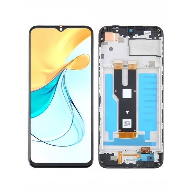 For ZTE V50 Design LCD assembly with Frame Black (SKU:1564975)
