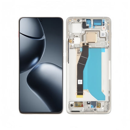 For Xiaomi 14T Pro OLED assembly with Frame Silver (SKU:1564912)