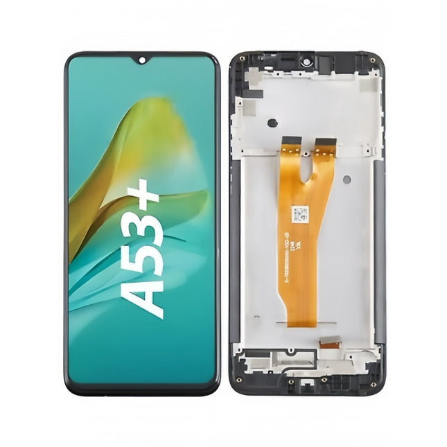For ZTE Blade A53+ LCD assembly with Frame Black (SKU:1564973)