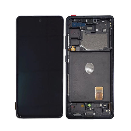 For Samsung Galaxy S20 FE LCD Frame Black (Refurbished) (SKU:1563664)