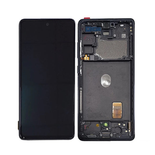 For Samsung Galaxy S20 FE LCD Frame Black (Refurbished) (SKU:1563664)