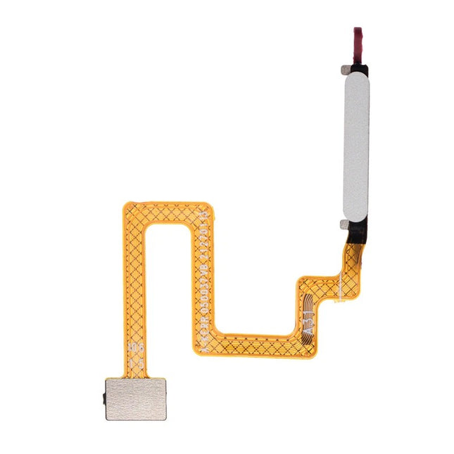 For Samsung Galaxy A22 5G / Power Flex Cable With Finger Print White (Premium OEM)(SKU:1505537)