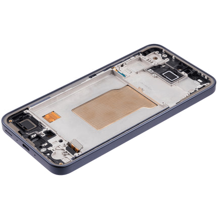 For Samsung Galaxy A35 / A356 OLED assembly with frame Black (Premium OEM)(SKU:1557293)