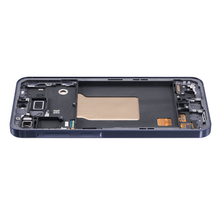 For Samsung Galaxy A55 5G Navy / A556 OLED Assembly With frame / black  (Aftermarket Plus)(SKU:1559931)