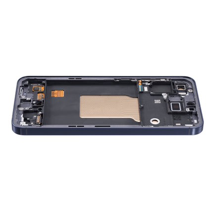 For Samsung Galaxy A55 5G Navy / A556 OLED Assembly With frame / black  (Aftermarket Plus)(SKU:1559931)