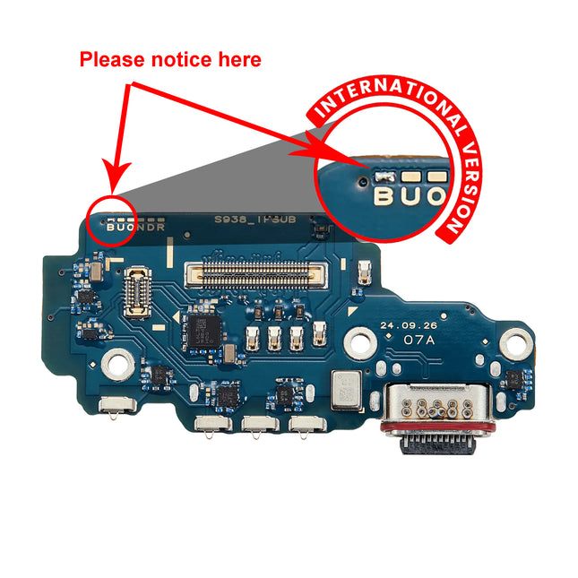 For Samsung Galaxy S25 Ultra 5G Charge Port Flex Cable/F version (Premium OEM) (SKU: 1566349)
