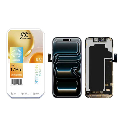 JK * For iPhone 17 Pro LCD Assembly / incell FHD / IC Removable Black (Aftermarket)(SKU:1574578)