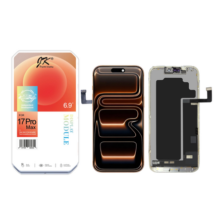 JK * For iPhone 17 Pro Max LCD Assembly / incell FHD / IC Removable Black (Aftermarket)(SKU:1574580)