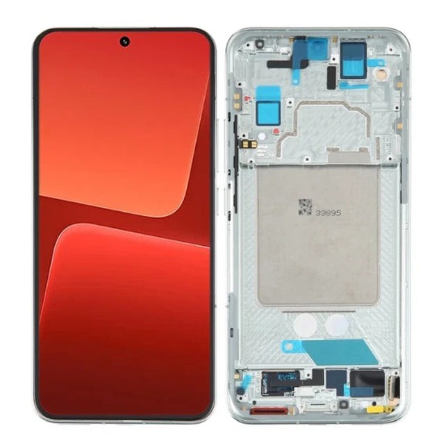 For Xiaomi mi 13 OLED assembly With Frame Gray (Premium OEM) (SKU: 1567677)