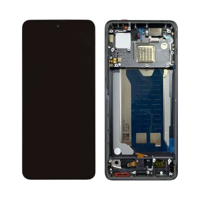 For Xiaomi Poco F7 Pro 5G OLED assembly with Frame Black (SKU:1565803)