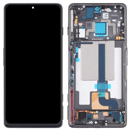 For Xiaomi Redmi K50 Gaming OLED assembly With Frame Black (Premium OEM) (SKU: 1567635)