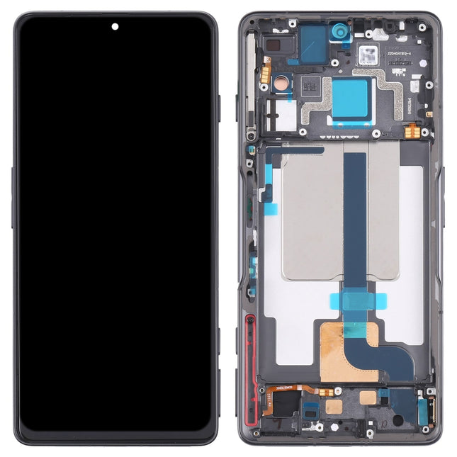 For Xiaomi Redmi K50 Gaming OLED assembly With Frame Black (Premium OEM) (SKU: 1567635)