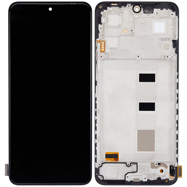 For Xiaomi Redmi Note 12 4G OLED Assembly With Frame Black(Aftermarket Plus)(SKU:1528552)